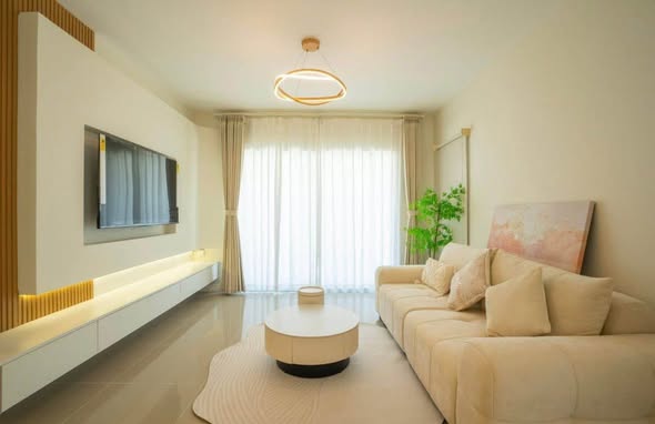 bedroom and living room of Baan Pruksa Nara Chaiyapruk2-Jomtien