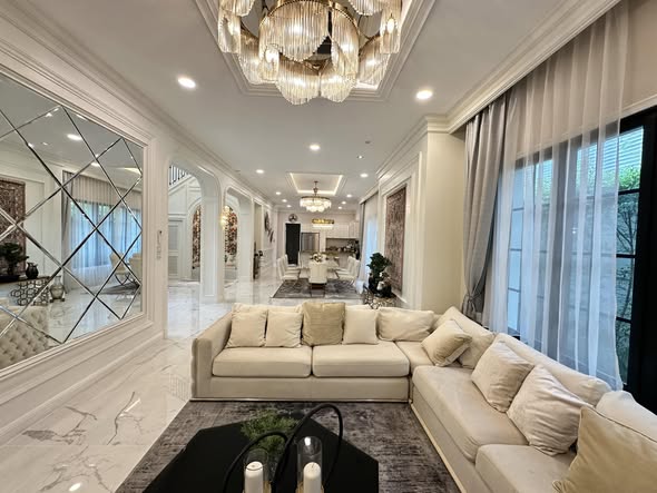 living room of บ้านแสนสิริ พัฒนาการ : Baan Sansiri Pattanakarn