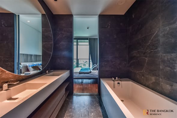 bathroom of Banyan Tree Residences Riverside Bangkok บันยัน ทรี เรสซิเดนซ์ ริเวอร์ไซด์ กรุงเทพ