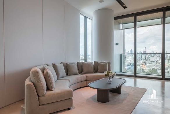 living room of Banyan Tree Residences Riverside Bangkok บันยัน ทรี เรสซิเดนซ์ ริเวอร์ไซด์ กรุงเทพ