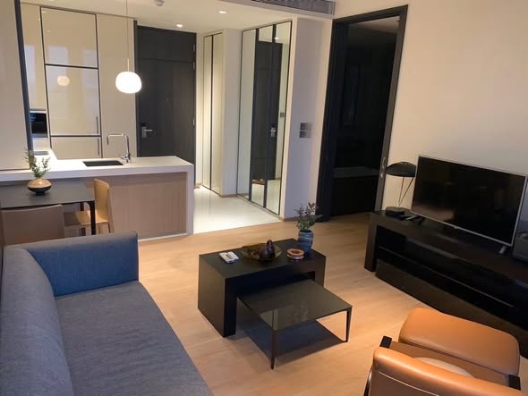 living room and bedroom of BEATNIQ