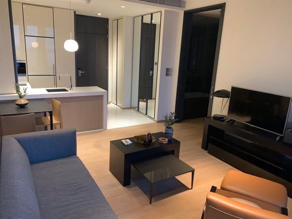 living room and bedroom of BEATNIQ
