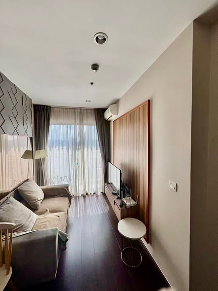 living room and bedroom of C Ekkamai Condominium