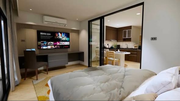 bedroom of Centurion Park Condominium