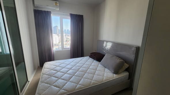 bedroom of Chapter One Eco Ratchada-HuaiKhwang