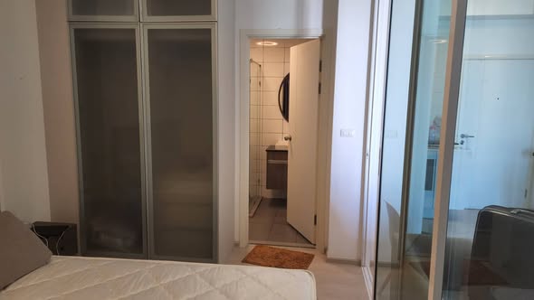 bedroom and room interior of Chapter One Eco Ratchada-HuaiKhwang