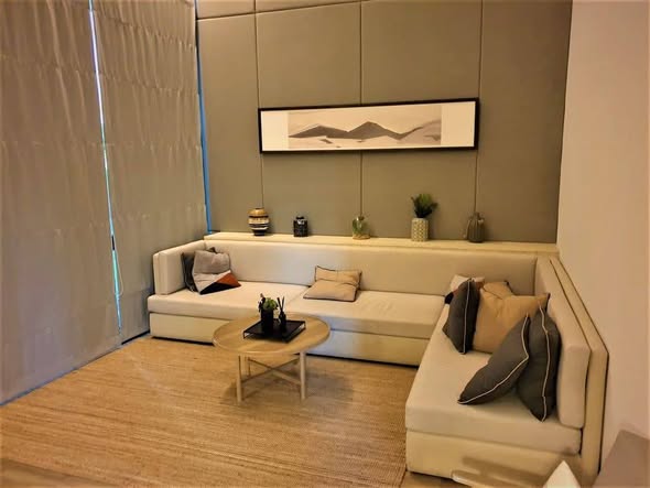 living room of Chapter One Eco Ratchada-HuaiKhwang