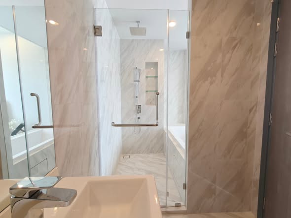 room interior and bathroom of Coco Parc