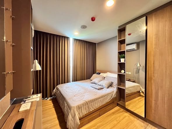 bedroom and room interior of CONDO THE CUBE LOFT NAUNCHAN