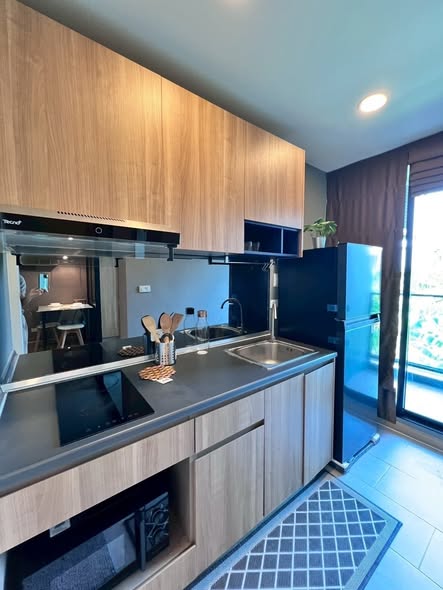 kitchen of CONDO THE CUBE LOFT NAUNCHAN