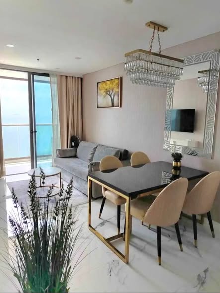 living room and room interior of Copacabana Beach Jomtien