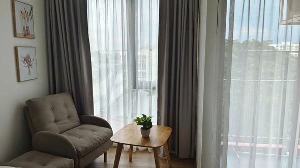 bedroom and living room of Cybiq รัชดา 32