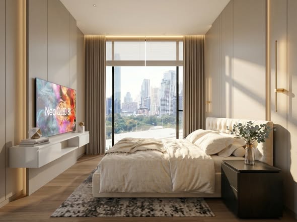 bedroom of EI8HTEEN SEVEN