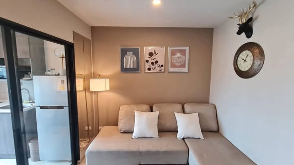 bedroom and living room of ELIO DEL NEST