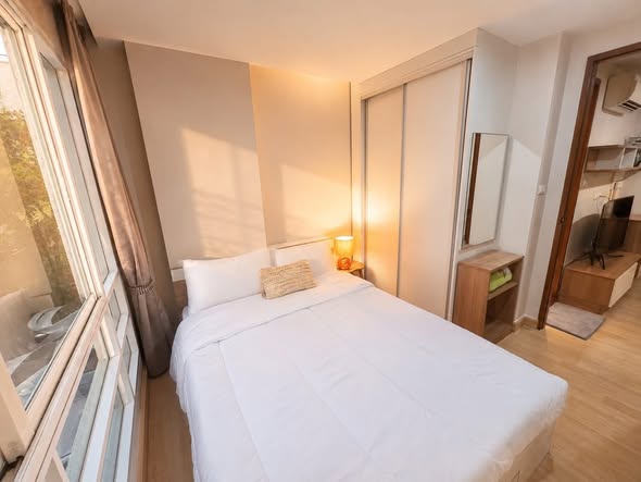 bedroom of Emerald Residence Ratchada Condominium