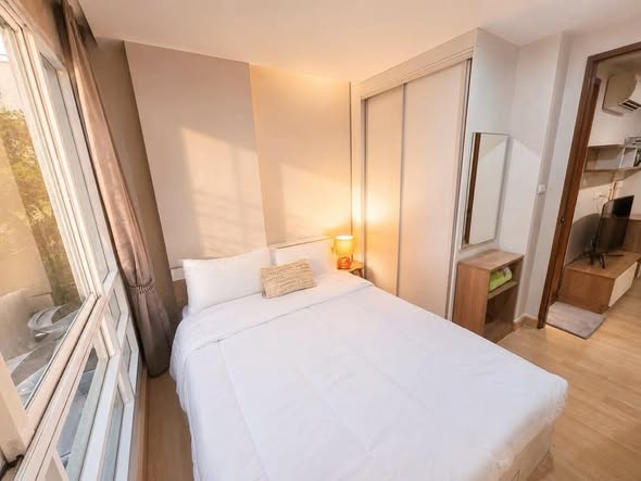 bedroom of Emerald Residence Ratchada Condominium