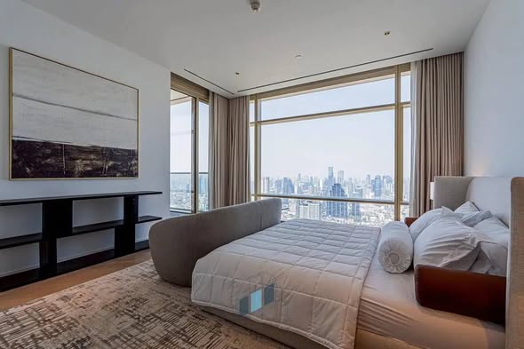 bedroom and living room of Four Seasons Private Residences