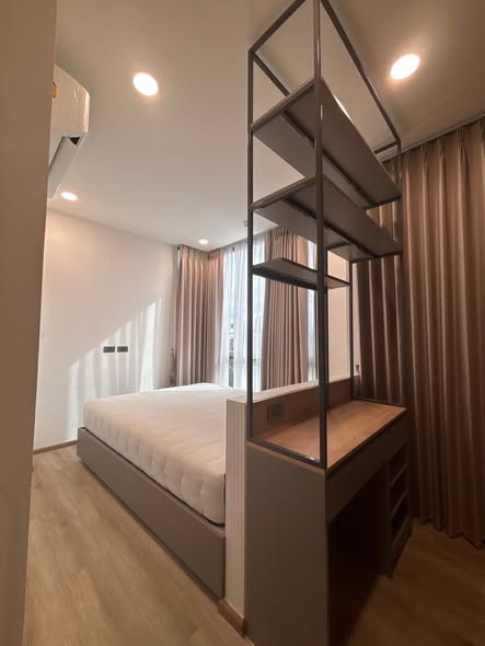 bedroom and room interior of Groove Scape Ladprao-Sutthisan (กรูฟ สเคป ลาดพร้าว – สุทธิสาร)