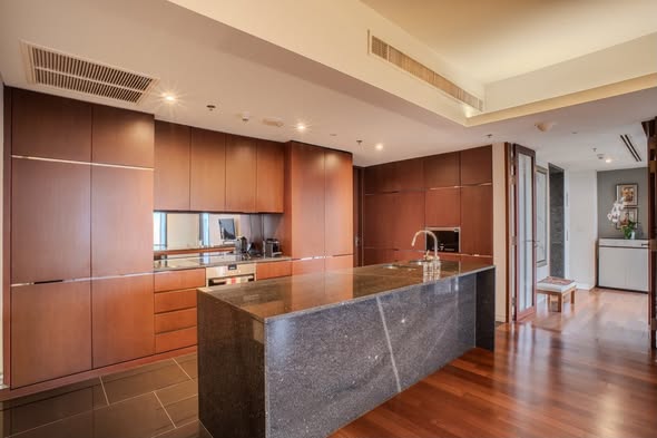 kitchen of Hansar Residence