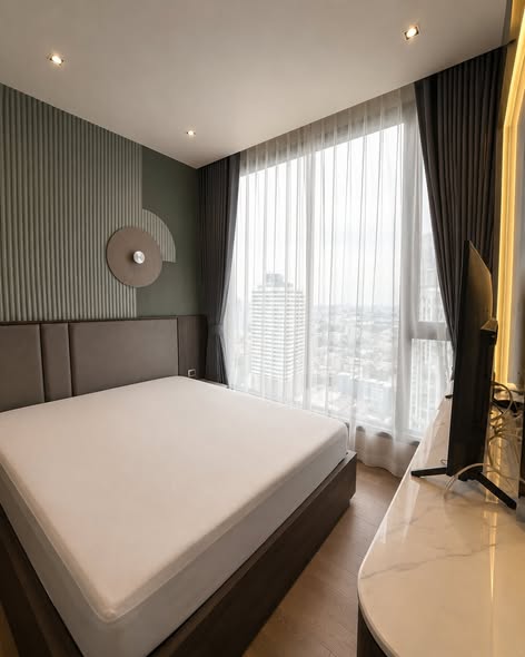 bedroom of HYDE Heritage Thonglor, Sukhumvit 59 main road