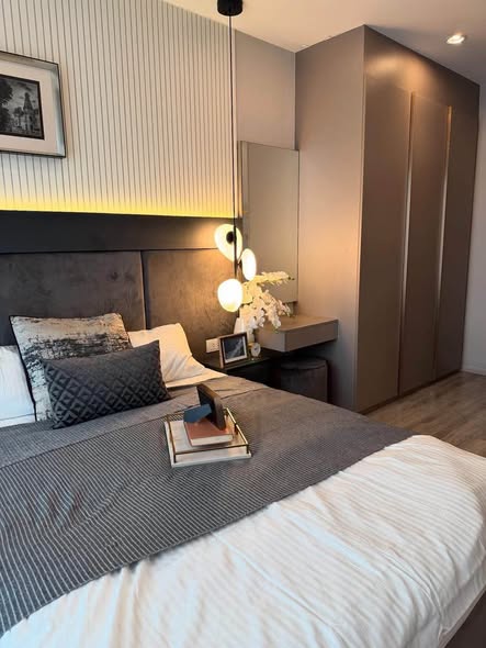 bedroom of Ideo Mobi Sukhumvit 66