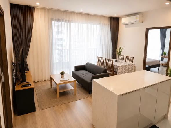 bedroom and living room of Ideo Mobi Sukhumvit 66