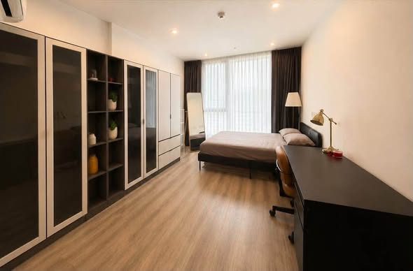 bedroom and room interior of Ideo Mobi Sukhumvit 66