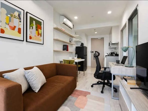 living room of Ideo Mobi Sukhumvit 81