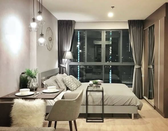 bedroom and living room of Ideo O2 – Building A