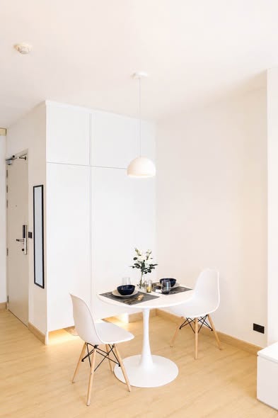 room interior of Ideo Q Phaya Thai