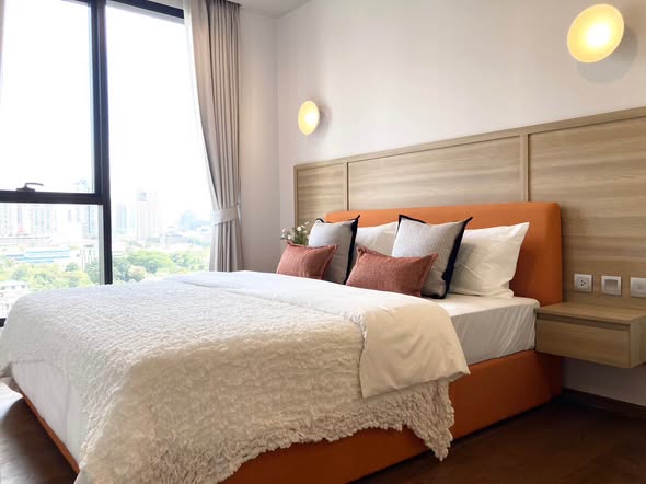 bedroom of Ideo Q Sukhumvit 36