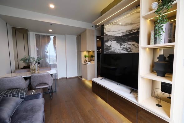 living room of Ideo Q Sukhumvit 36