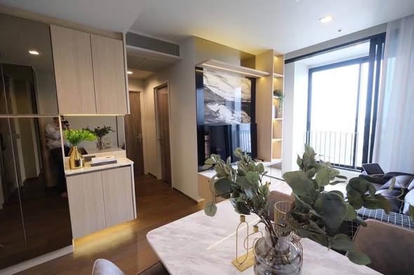 living room of Ideo Q Sukhumvit 36