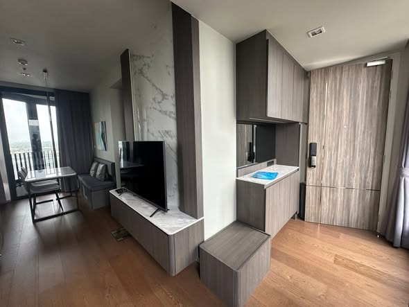 living room and kitchen of Ideo Q Sukhumvit 36