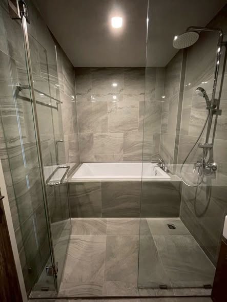 room interior and bathroom of Ideo Q Sukhumvit 36