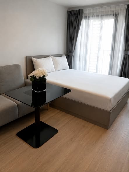bedroom of IDEO Rama9 – Asoke