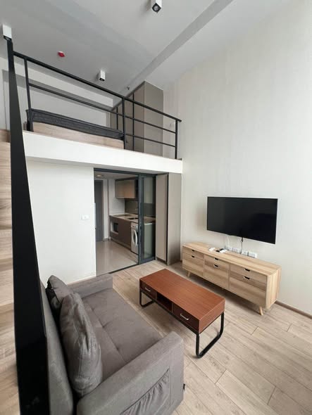 bedroom and living room of IDEO Rama9 – Asoke