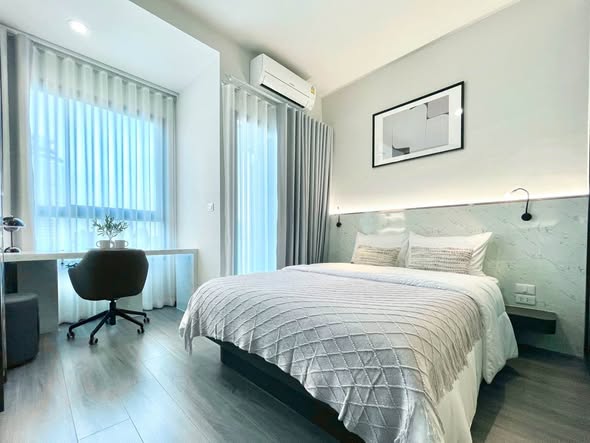 bedroom of IDEO Sukhumvit Rama 4 ไอดีโอ สุขุมวิท-พระราม 4