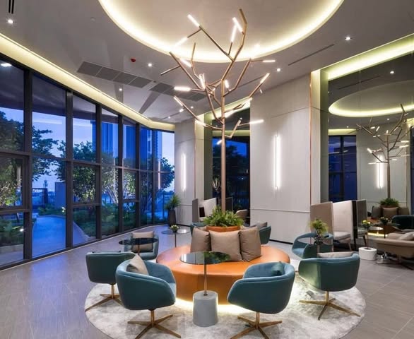 living room of IDEO Sukhumvit Rama 4 ไอดีโอ สุขุมวิท-พระราม 4