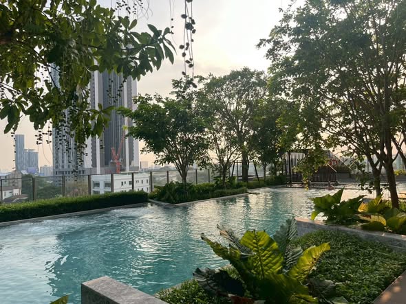 pool of IDEO Sukhumvit Rama 4 ไอดีโอ สุขุมวิท-พระราม 4