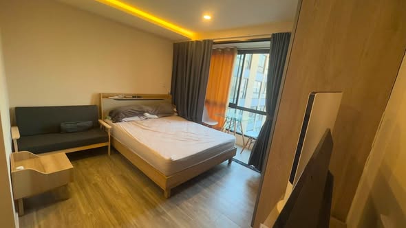 bedroom of IKON SUKHUMVIT 77 CONDOMINIUM