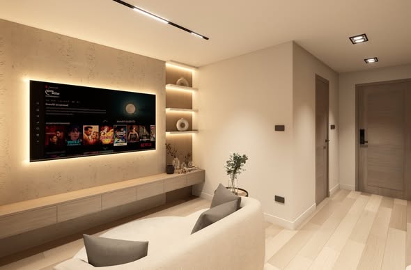 living room of JC Hill Place