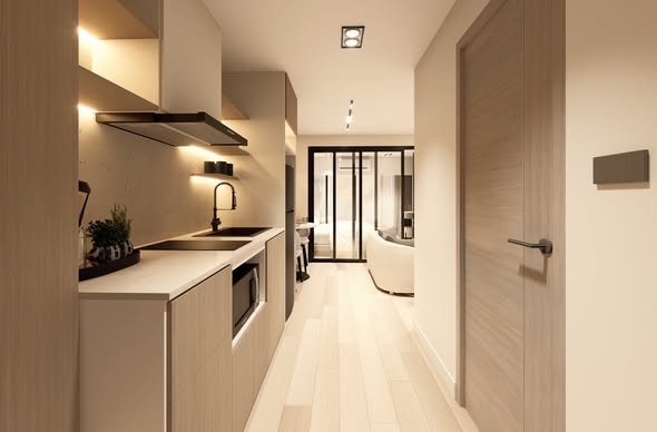 room interior of JC Hill Place