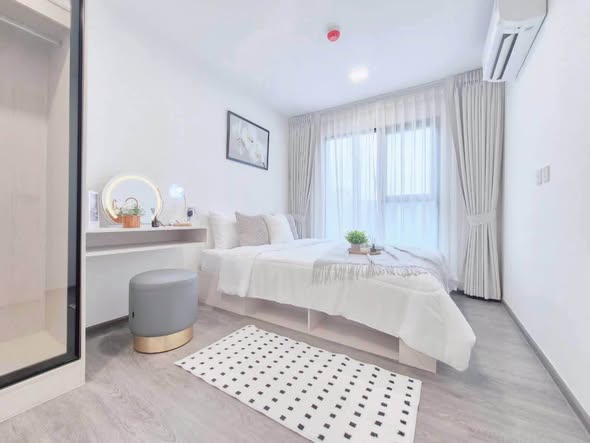 bedroom of Kave Wonderland Sales Gallery