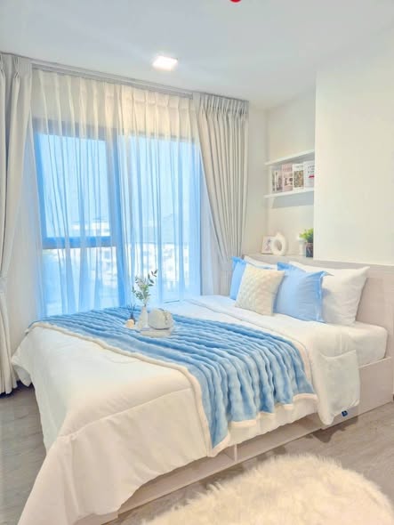 bedroom of Kave Wonderland Sales Gallery