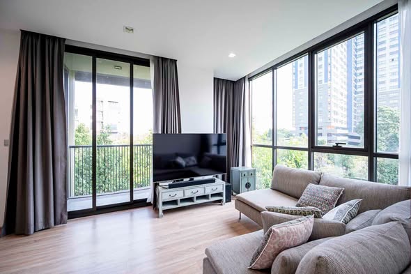 bedroom and living room and room interior of Kawa Haus