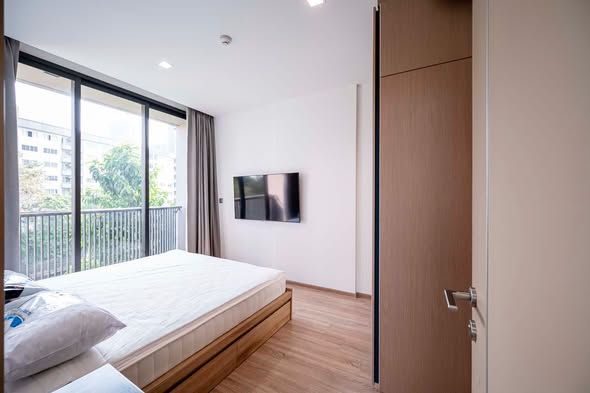 bedroom and room interior of Kawa Haus