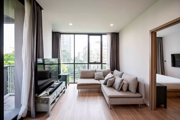 living room and bedroom and room interior of Kawa Haus
