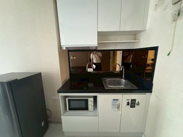 kitchen of อัพเอกมัยคอนโดมิเนียม