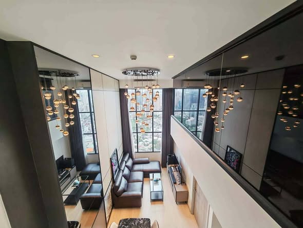 living room and room interior of KnightsBridge Prime Sathon